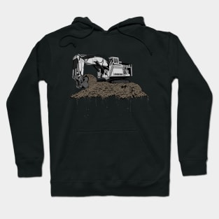 Excavator Loading Hoodie